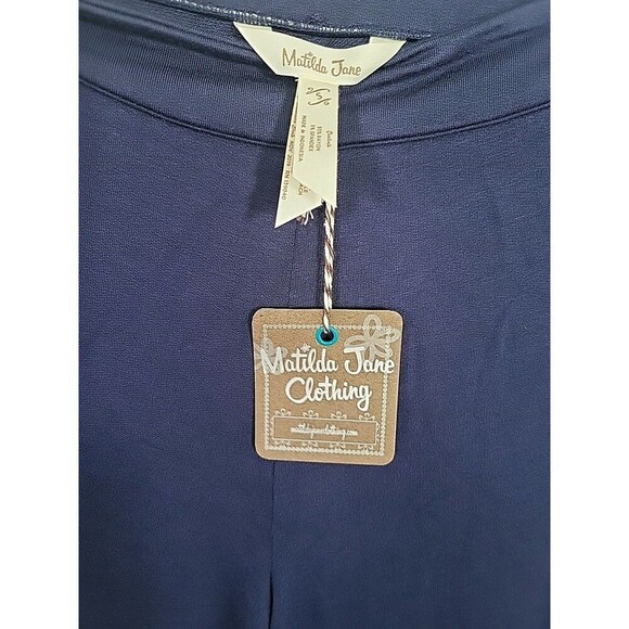 Matilda Jane Womens Sz Small Pants Ruffle Side Split Hippie Boho Cowgirl - Picture 3 of 7